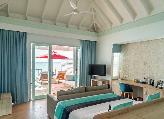 Siyam World Maldives - Wohnbeispiel Water Villa with Pool & Slide (Zimmercodierungen VX1 & VV2)