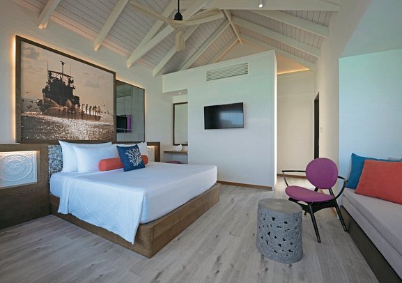 OBLU XPERIENCE Ailafushi - Wohnbeispiel Water Villa (Zimmercodierung VX1)