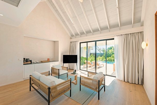 ananea Madivaru Maldives - Wohnbeispiel Beach Residence with Pool (Zimmercodierungen VB3 & VB4)
