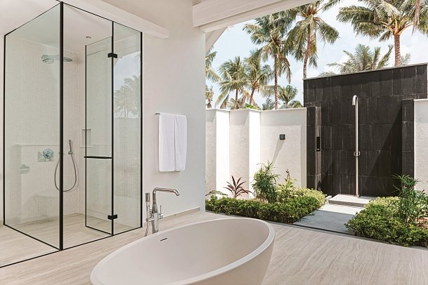 ananea Madivaru Maldives - Beispiel Bad Beach Pool Villa (Zimmercodierungen VB1 & VB2)