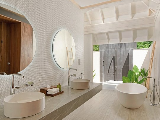 ananea Madivaru Maldives - Beispiel Bad 2 Bedroom Beach Pool Villa (Zimmercodierung VB2)