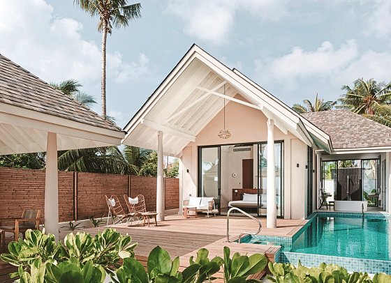 ananea Madivaru Maldives - Wohnbeispiel Deluxe Beach Pool Villa (Zimmercodierung VD1)