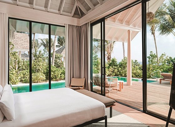 ananea Madivaru Maldives - Wohnbeispiel Deluxe Beach Pool Villa (Zimmercodierung VD1)
