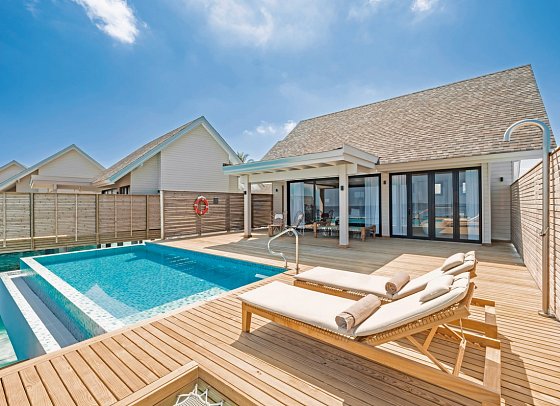 ananea Madivaru Maldives - Wohnbeispiel Water Pool Villa (Zimmercodierung VX1)