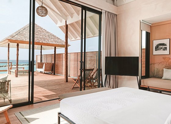 ananea Madivaru Maldives - Wohnbeispiel Deluxe Water Pool Villa (Zimmercodierung VX2)