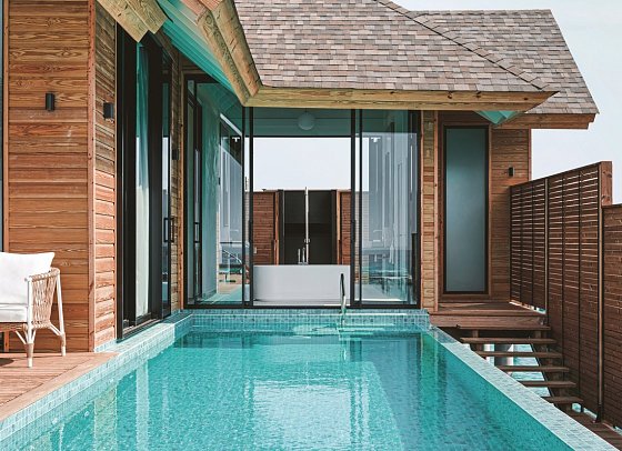ananea Madivaru Maldives - Wohnbeispiel Deluxe Water Pool Villa (Zimmercodierung VX2)