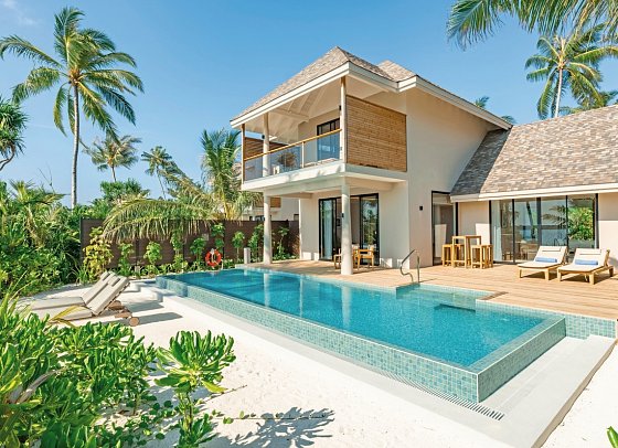 ananea Madivaru Maldives - Wohnbeispiel Beach Residence with Pool (Zimmercodierung VB4)