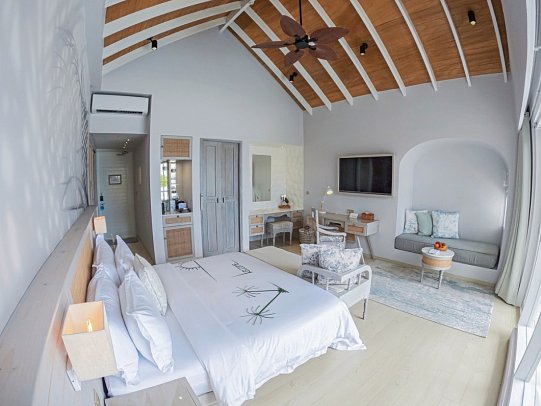 Malahini Kuda Bandos - Wohnbeispiel Sunrise Beach Pool Villa (Zimmercodierungen VB1 & VB7)