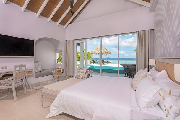 Malahini Kuda Bandos - Wohnbeispiel Sunrise Beach Pool Villa (Zimmercodierungen VB1 & VB7)