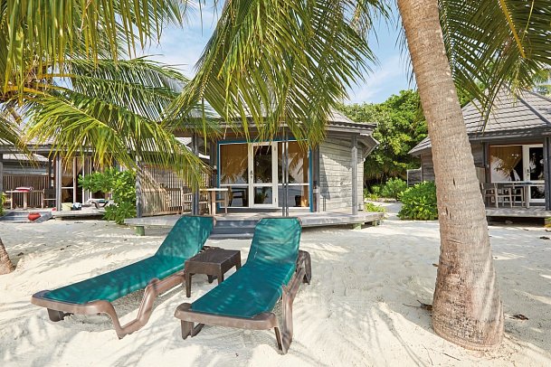 Kuredu Island Resort & Spa - Wohnbeispiel Premium Beach Villa (Zimmercodierung VB2)
