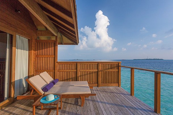 Vilamendhoo Island Resort & Spa - Wohnbeispiel Jacuzzi Water Villa (Zimmercodierung VX1)