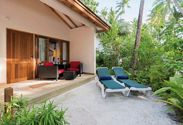 Vilamendhoo Island Resort & Spa - Wohnbeispiel Garden Room (Zimmercodierung UG1)