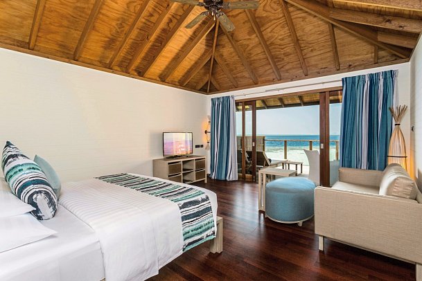Vilamendhoo Island Resort & Spa - Wohnbeispiel Jacuzzi Water Villa (Zimmercodierung VX1)