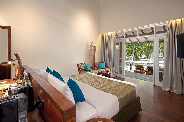 ADAARAN Select Meedhupparu - Wohnbeispiel Jacuzzi Beach Villa (Zimmercodierungen VB5 & VB9)