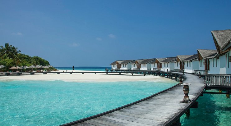 Reethi Beach Resort - Wohnbeispiel Water Villa (Zimmercodierung VX1)