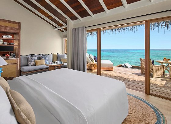 NH Collection Maldives Reethi Resort - Wohnbeispiel Overwater Villa (Zimmercodierung VX1)