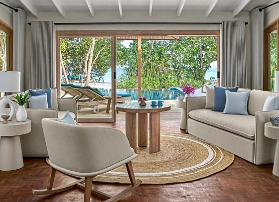 NH Collection Maldives Reethi Resort - Wohnbeispiel Two Bedroom Reethi Suite with Pool (Zimmercodierung VB5)