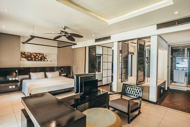 Crystals Beach Resort Belle Mare, Member of Radisson Individuals - Wohnbeispiel Junior Suite (Zimmercodierungen JB1, JB8 & JH1)