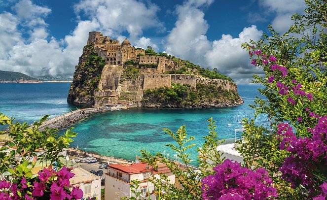Katamaran Kreuzfahrt Capri Dream - Castello Aragonese, Ischia
