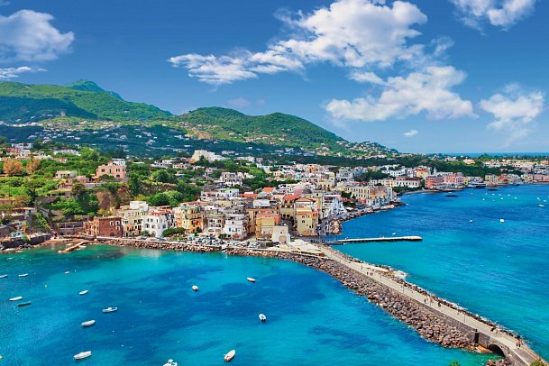 Sorrent und die Inseln in der Bucht von Neapel - Ischia Ponte