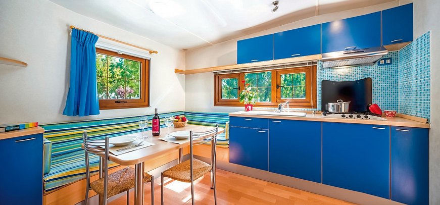 Baia Holiday Laguna Blu - Wohnbeispiel Mobilheim Baia Lux (Zimmercodierung CD1)