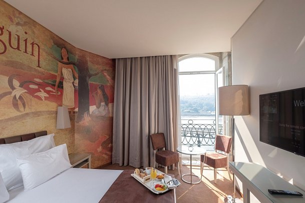 Vila Galé Porto Ribeira - Wohnbeispiel Doppelzimmer Flussblick (Zimmercodierung DBI)