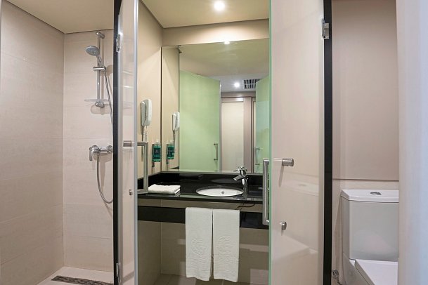 Vila Galé Porto Ribeira - Beispiel Bad Doppelzimmer (Zimmercodierungen DB1 & DBI)