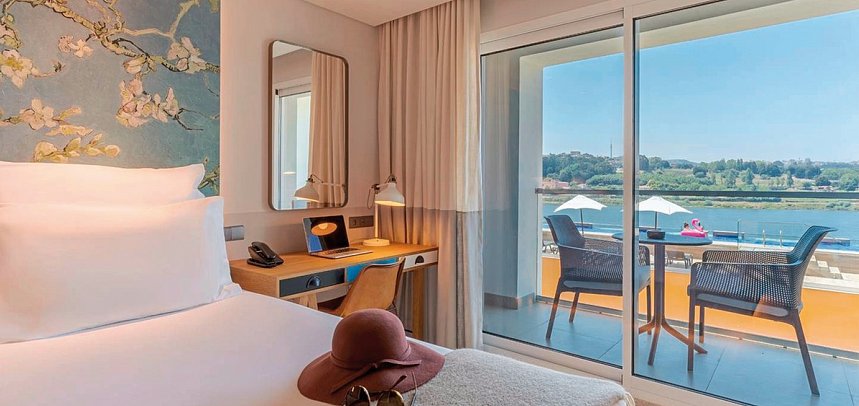 Pestana Douro Riverside - Wohnbeispiel Doppelzimmer Flussblick (Zimmercodierung DB1)