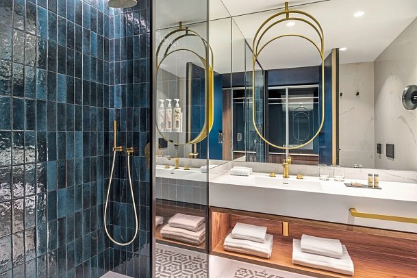 Renaissance Porto Lapa Hotel - Beispiel Bad Doppelzimmer Deluxe (Zimmercodierungen DD1 & DDG)