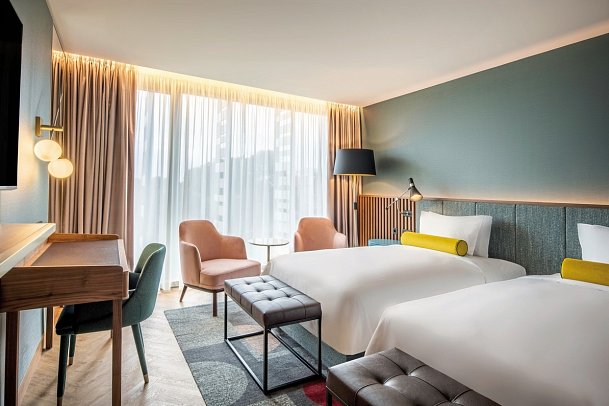 Renaissance Porto Lapa Hotel - Wohnbeispiel Doppelzimmer Deluxe Stadtblick (Zimmercodierung DD1)