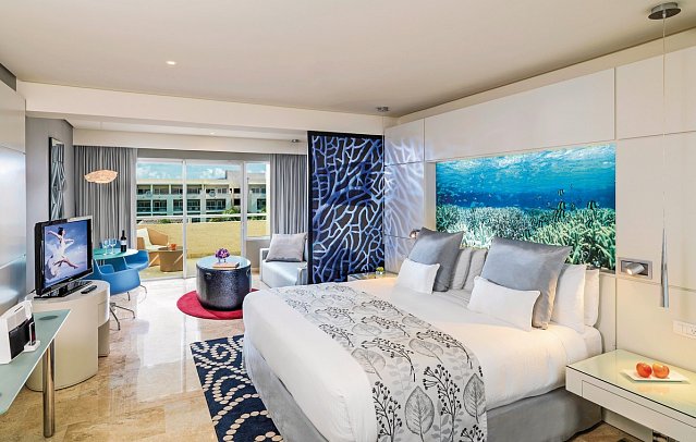 Paradisus La Perla - Wohnbeispiel Juniorsuite Gardenview (Zimmercodierung JB1)