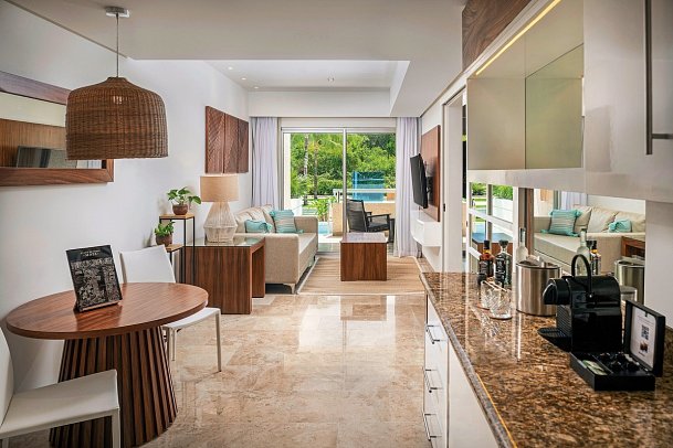 Paradisus La Perla - Wohnbeispiel The Reserve Suite Swim Up (Zimmercodierung AMQ)