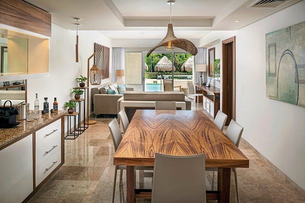 Paradisus La Perla - Wohnbeispiel The Reserve Mastersuite Swim Up (Zimmercodierung ABQ)