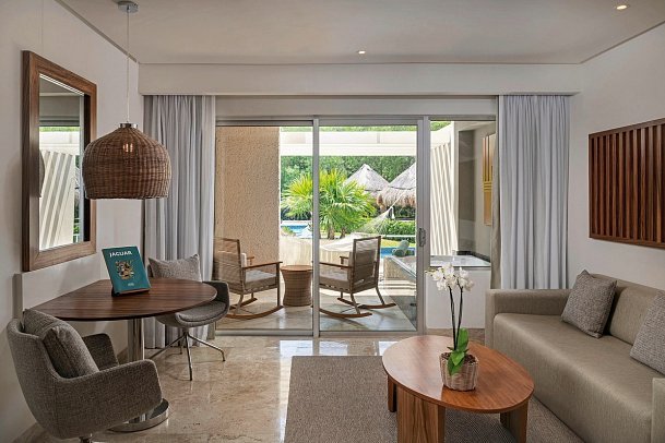 Paradisus La Perla - Wohnbeispiel The Reserve Juniorsuite Swim Up (Zimmercodierung WBQ)