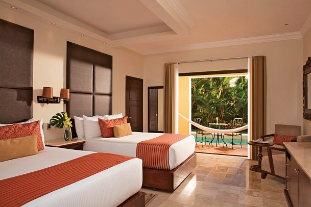 Dreams Tulúm Resort & Spa - Wohnbeispiel Preferred Club Deluxe Garden Swim Out (Zimmercodierung UDQ)