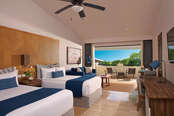 Dreams Sapphire Resort & Spa - Wohnbeispiel Deluxe Juniorsuite Tropical View (Zimmercodierung UD3)