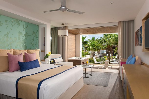 Secrets Riviera Cancun Resort & Spa - Wohnbeispiel Preferred Club Juniorsuite Tropicalview (Zimmercodierung JTG)