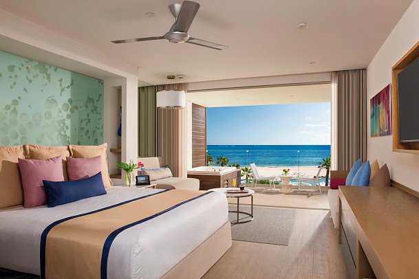 Secrets Riviera Cancun Resort & Spa - Wohnbeispiel Pref.Club Juniorsuite Oceanfront (Zimmercodierung J9O)