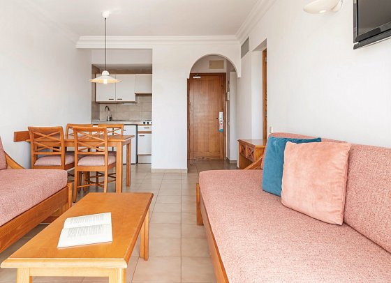 Inturotel Cala Azul - Wohnbeispiel Apt. 1 Schlafzimmer (Zimmercodierungen AB1, AP1 & ABP)