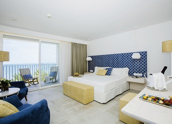 MySeaHouse Flamingo - Wohnbeispiel Juniorsuite Meerblick (Zimmercodierungen J1M, J2M & J3M)