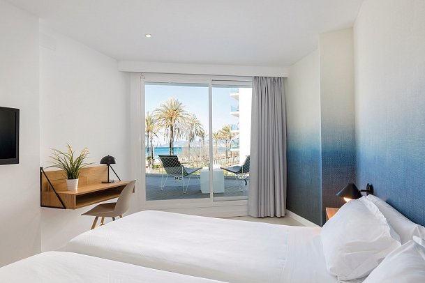 HM Tropical - Wohnbeispiel Doppelzimmer seitl. Meerblick (Zimmercodierungen D1N, D2N & DCN)