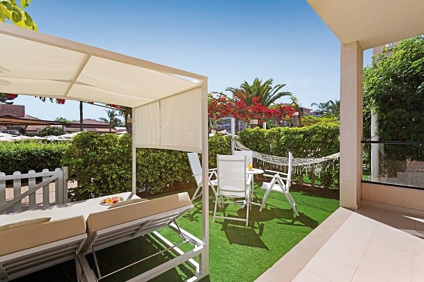 VIVA Blue & Spa - Wohnbeispiel Appartement 1 Schlafzimmer mit privatem Garten Selection Club (Zimmercodierung AN2)