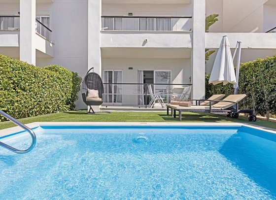 VIVA Blue & Spa - Wohnbeispiel Appartement 1 Schlafzimmer mit privatem Pool Selection Club (Zimmercodierung ANQ)
