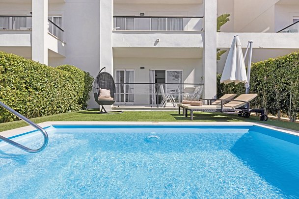 VIVA Blue & Spa - Wohnbeispiel Appartement 1 Schlafzimmer mit privatem Pool Selection Club (Zimmercodierung ANQ)