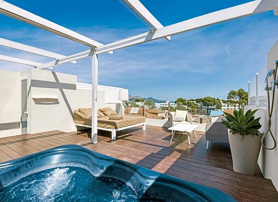 VIVA Blue & Spa - Wohnbeispiel Appartement 1 Schlafzimmer Royal Terrace Selection Club (Zimmercodierung AT1)