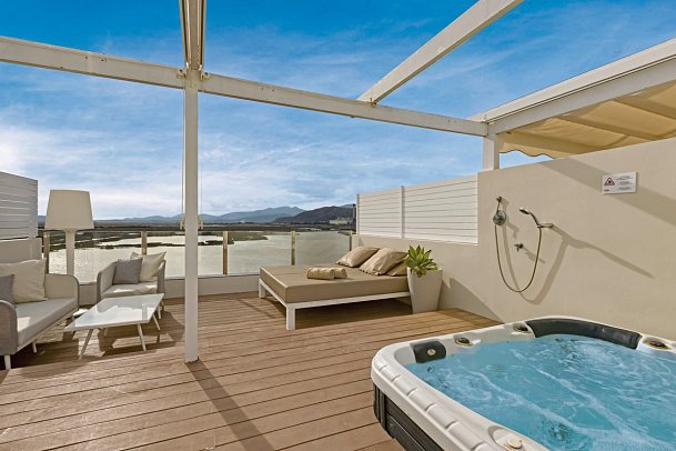 VIVA Blue & Spa - Wohnbeispiel Appartement 1 Schlafzimmer Royal Terrace Selection Club (Zimmercodierung AT1)