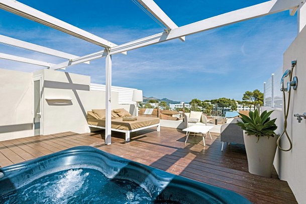 VIVA Blue & Spa - Wohnbeispiel Appartement 1 Schlafzimmer Royal Terrace Selection Club (Zimmercodierung AT1)