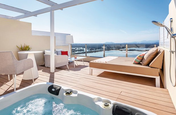 VIVA Blue & Spa - Beispiel Balkon (Zimmercodierung AT1)