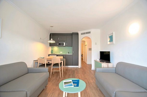 Vista Park - Wohnbeispiel Apt. 1 Schlafzimmer (Zimmercodierung AB1)