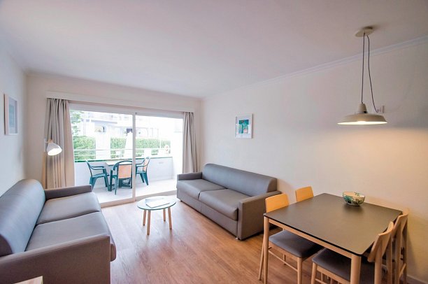 Vista Park - Wohnbeispiel Apt. 1 Schlafzimmer (Zimmercodierung AB1)